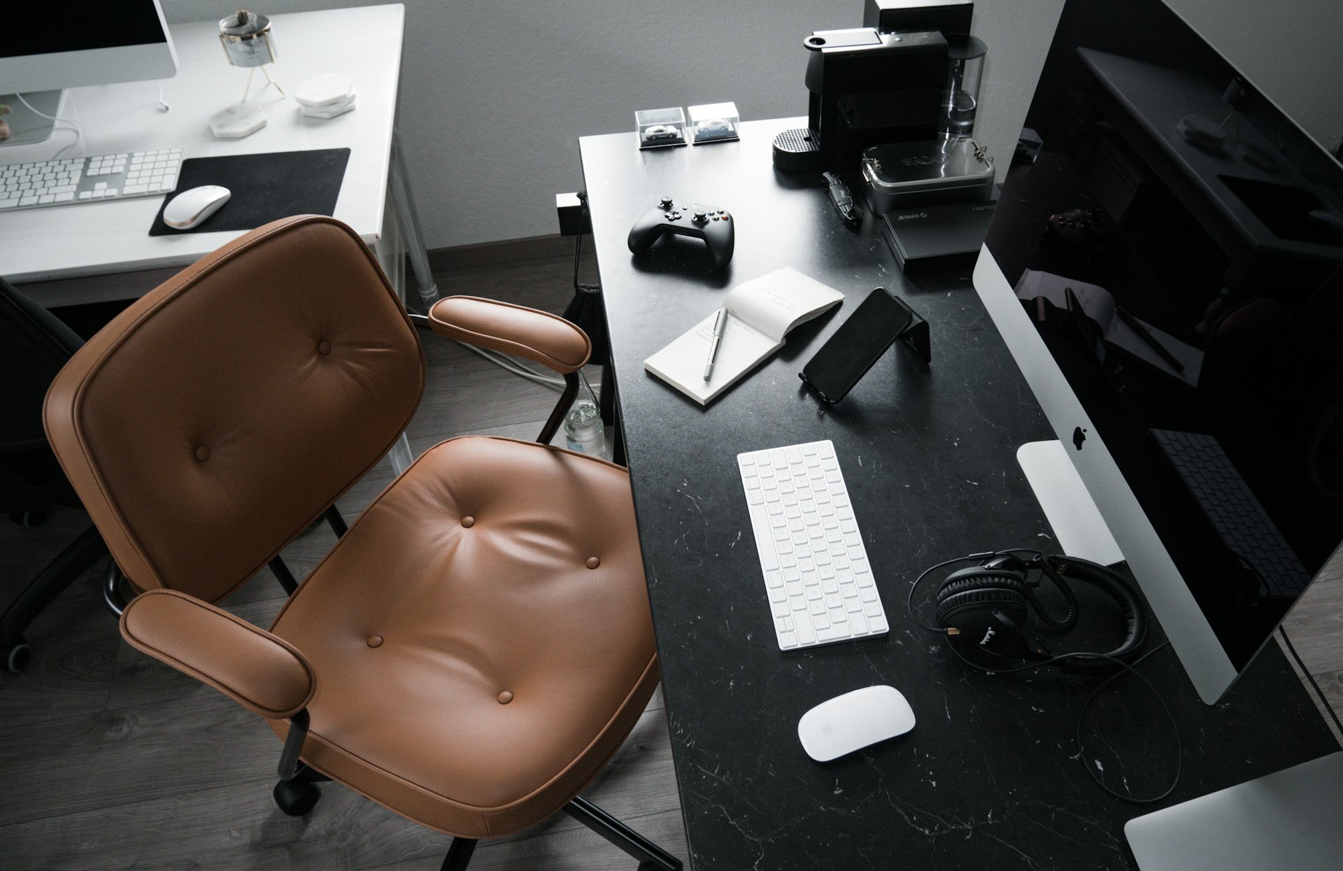 a chair in an office